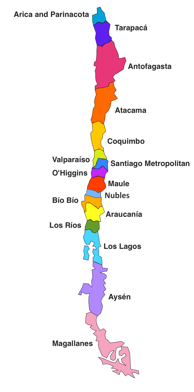 regions of Chile