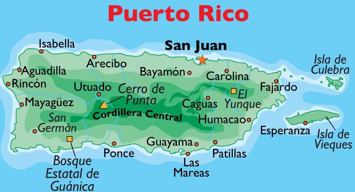 main municipalities of Puerto Rico