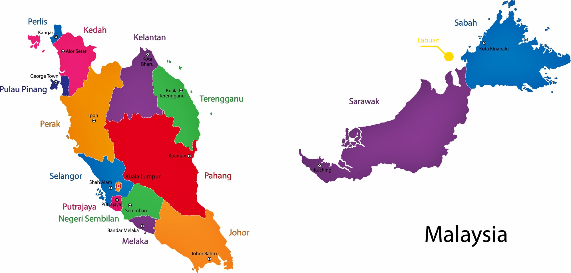 regions of Malaysia