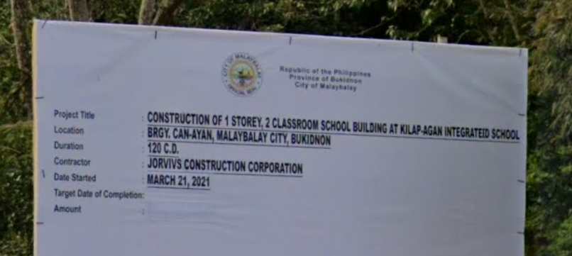 sign with the full address