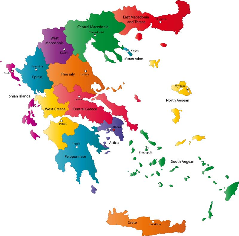 regions of Greece